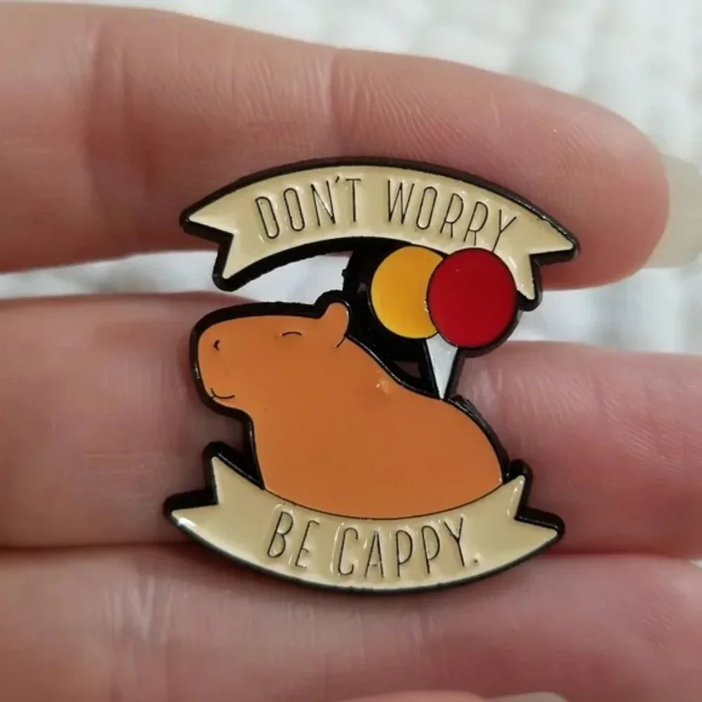 3 for $15/ 5 for $20 Pin- Dont Worry Be Cappy